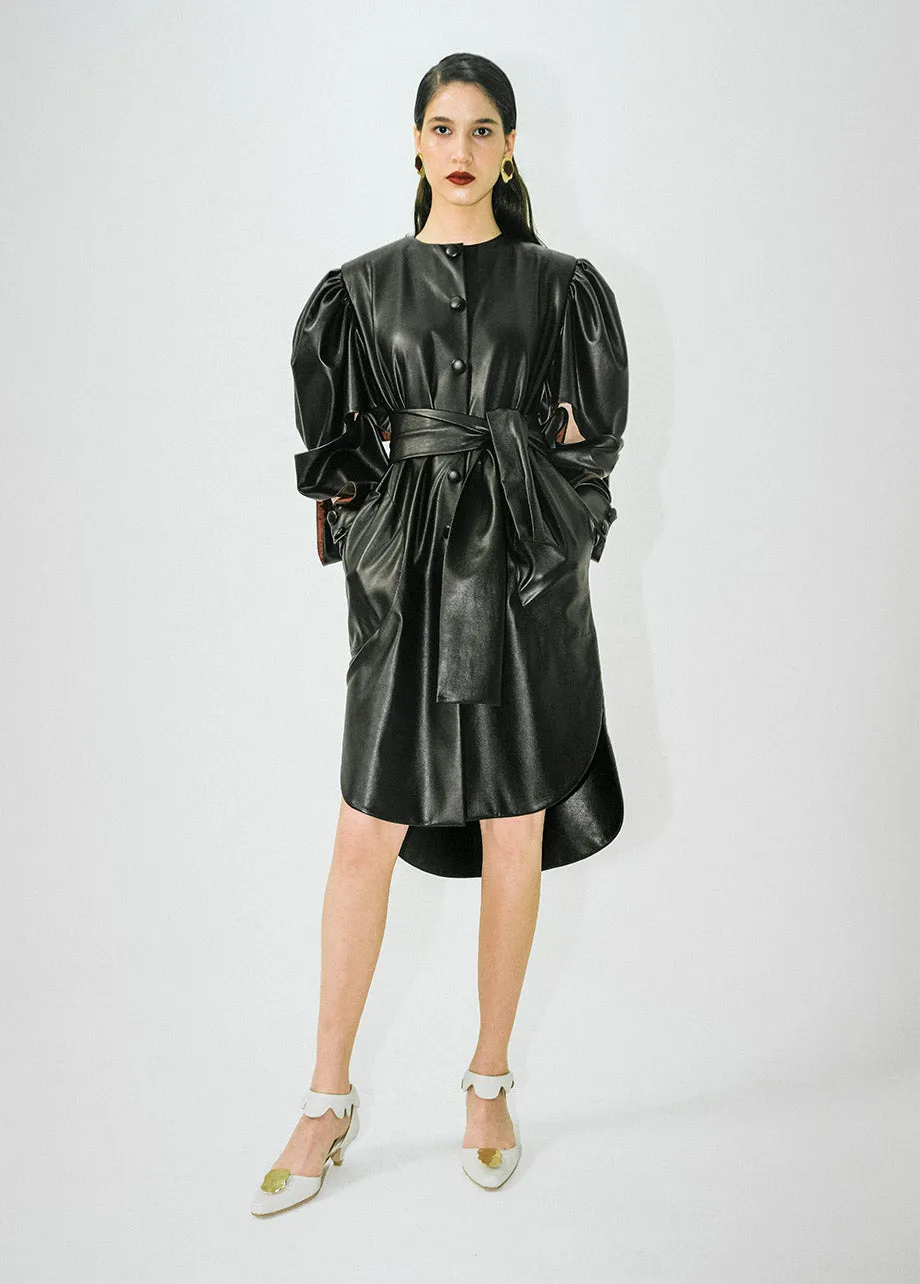 POWER LEATHER DRESS
