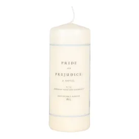 Pride and Prejudice Pillar Candle