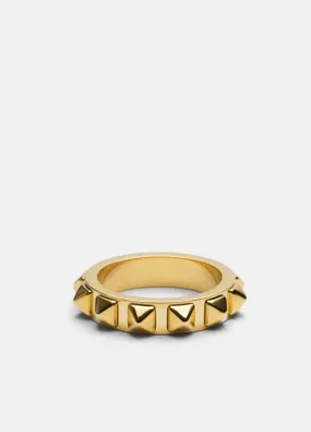 Ring | Rivets | Gold