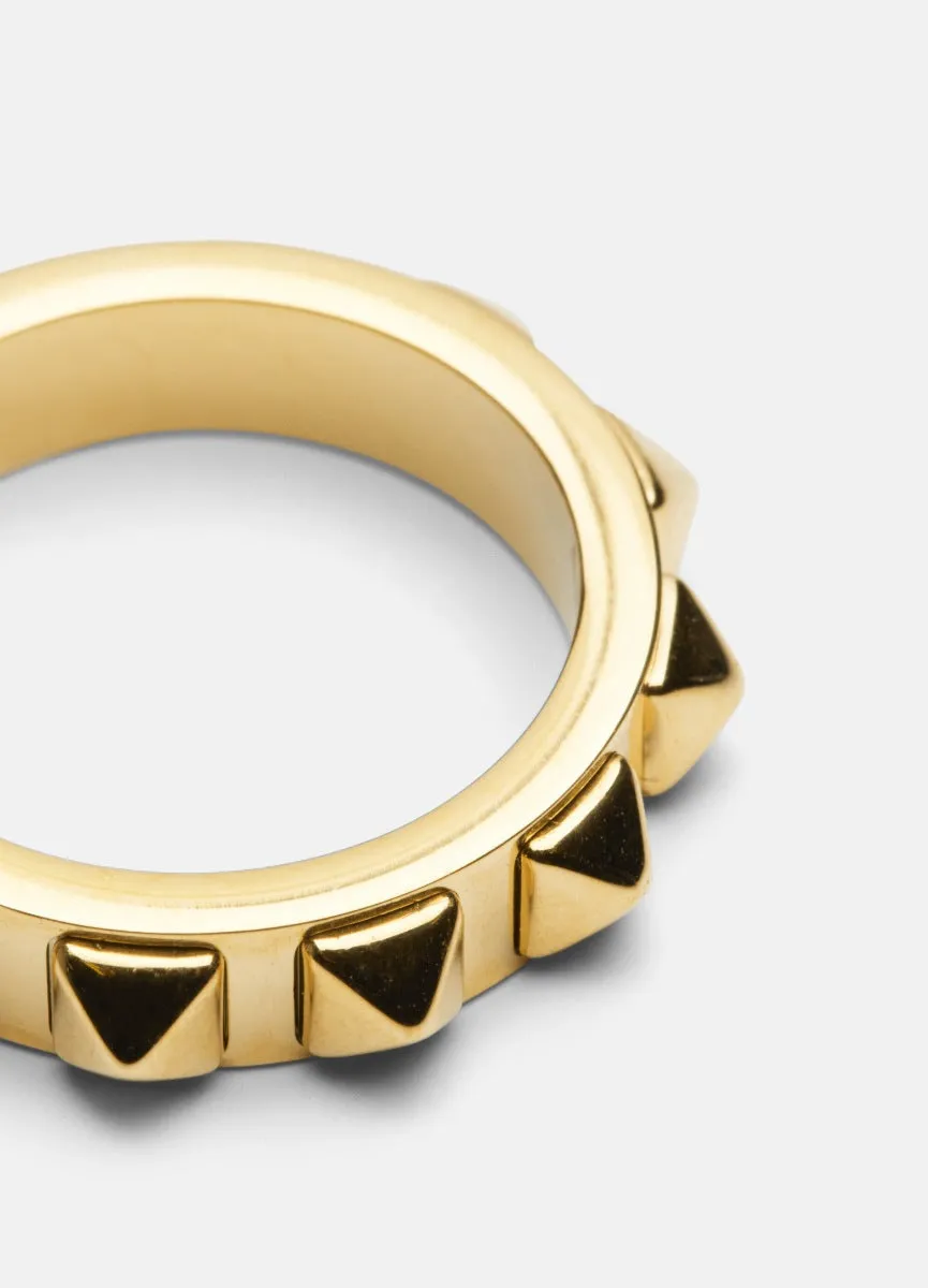 Ring | Rivets | Gold