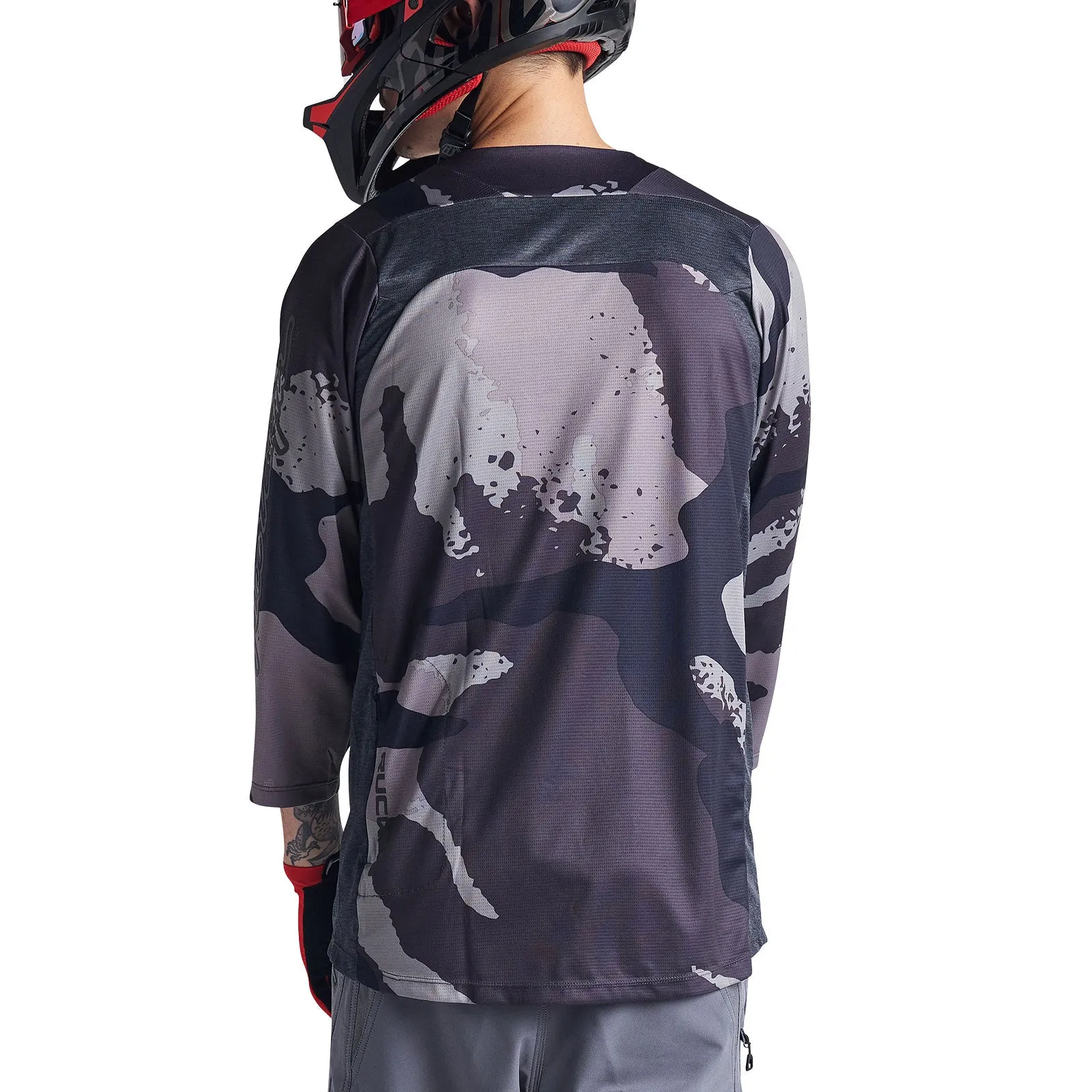 Ruckus 3/4 Jersey Camber Camo Black Heather