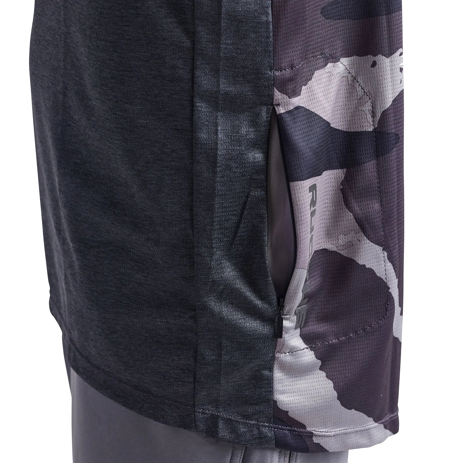 Ruckus 3/4 Jersey Camber Camo Black Heather