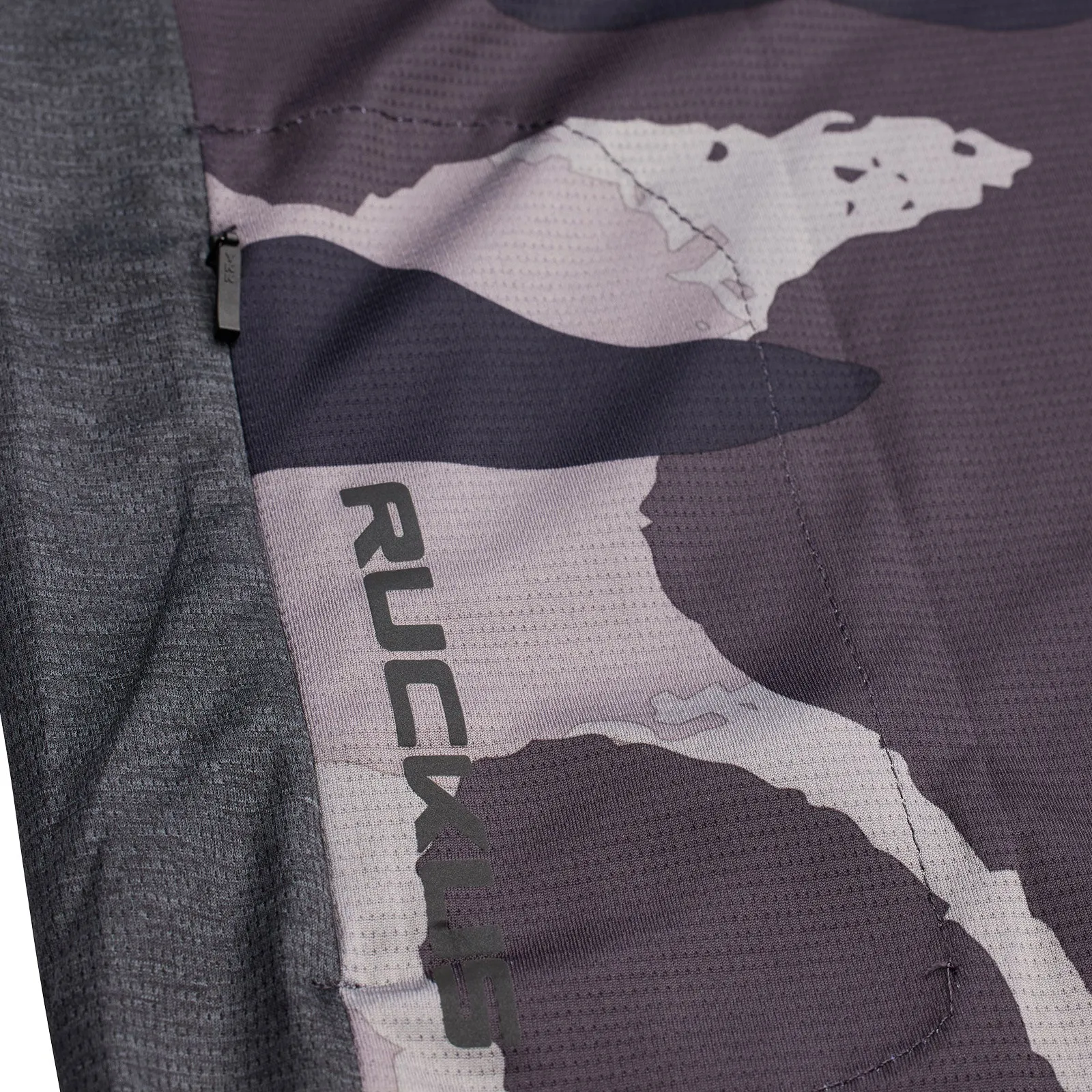 Ruckus 3/4 Jersey Camber Camo Black Heather