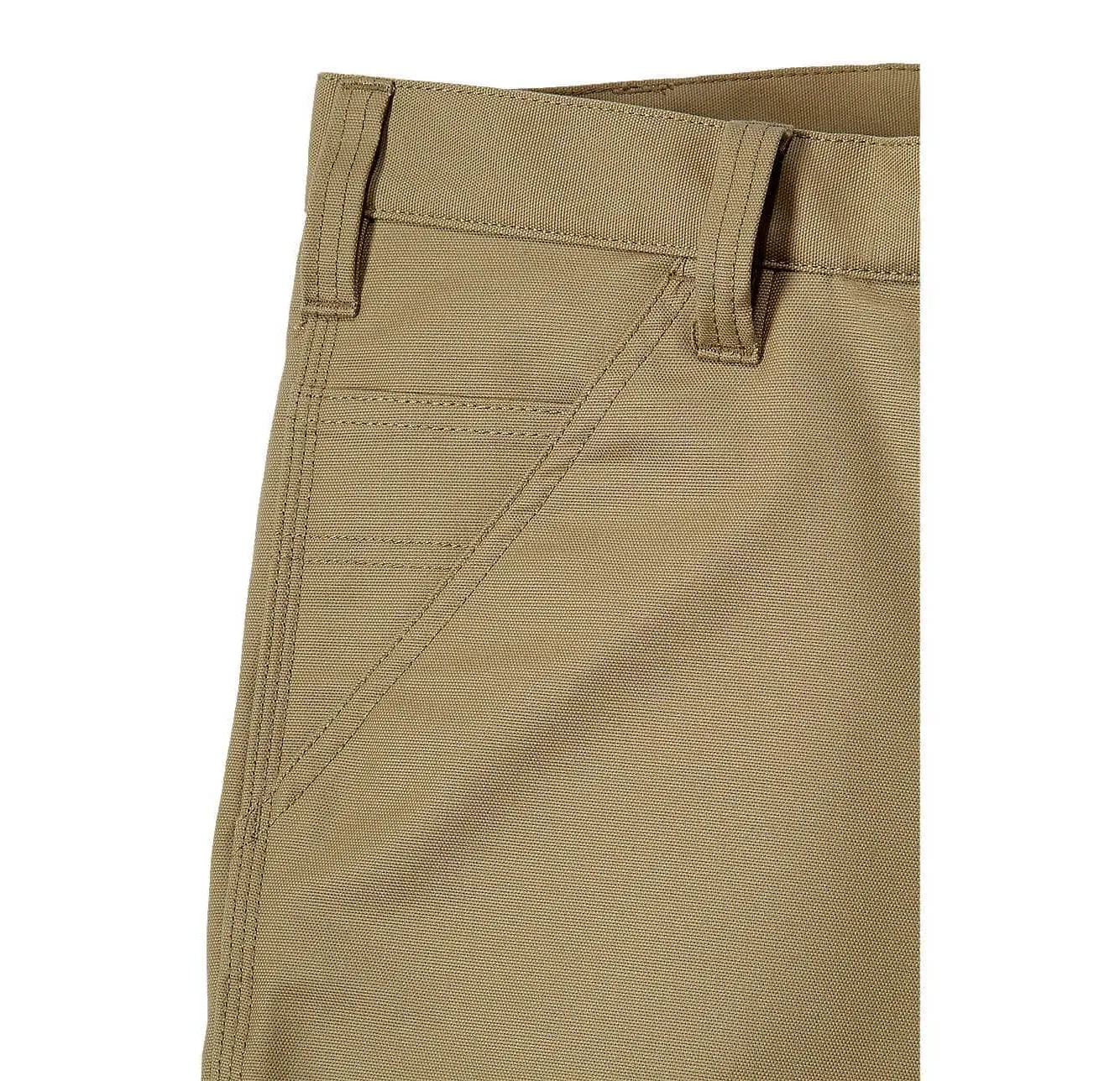 RUGGED PROFESSIONAL™ SERIES RUGGED FLEX™ RELAXED FIT CANVAS WORK SHORT - DARK KHAKI