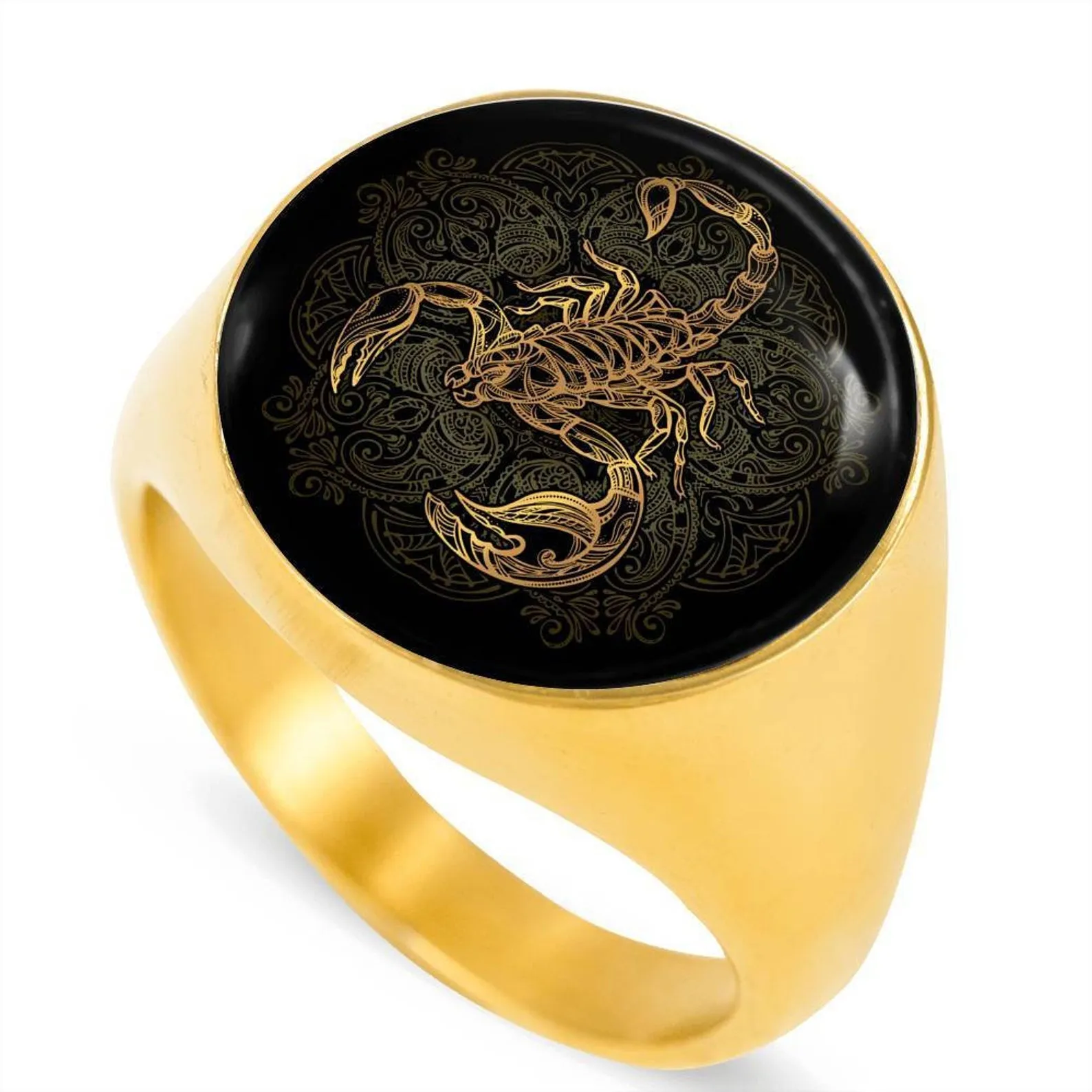Scorpio Zodiac Ring, Luxury Customized Scorpio Star Sign Ring, Scorpion Gifts, Scorpio Horoscope Present, Scorpio Lover Gift