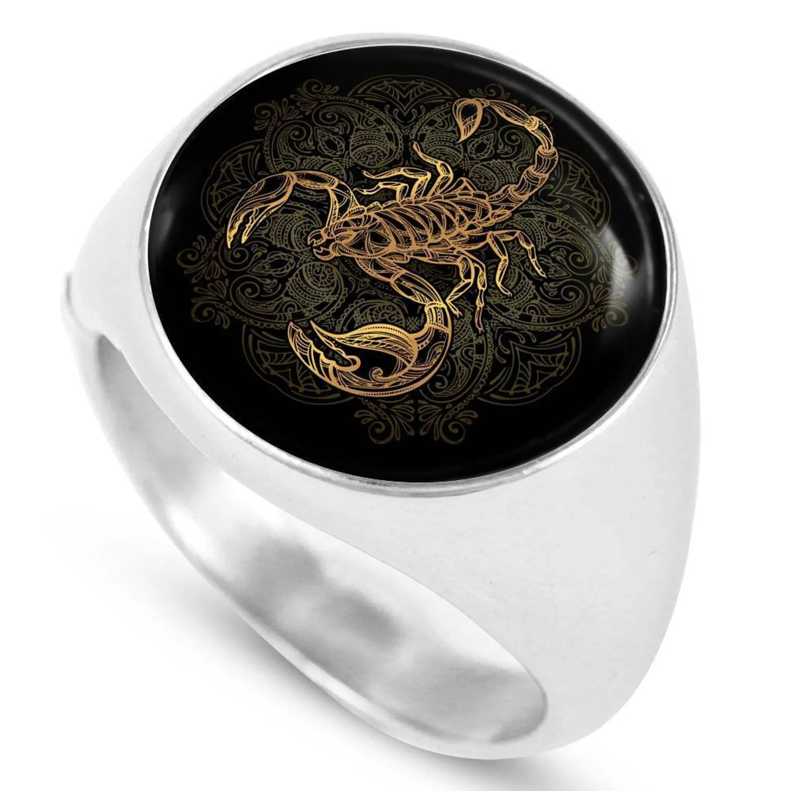 Scorpio Zodiac Ring, Luxury Customized Scorpio Star Sign Ring, Scorpion Gifts, Scorpio Horoscope Present, Scorpio Lover Gift