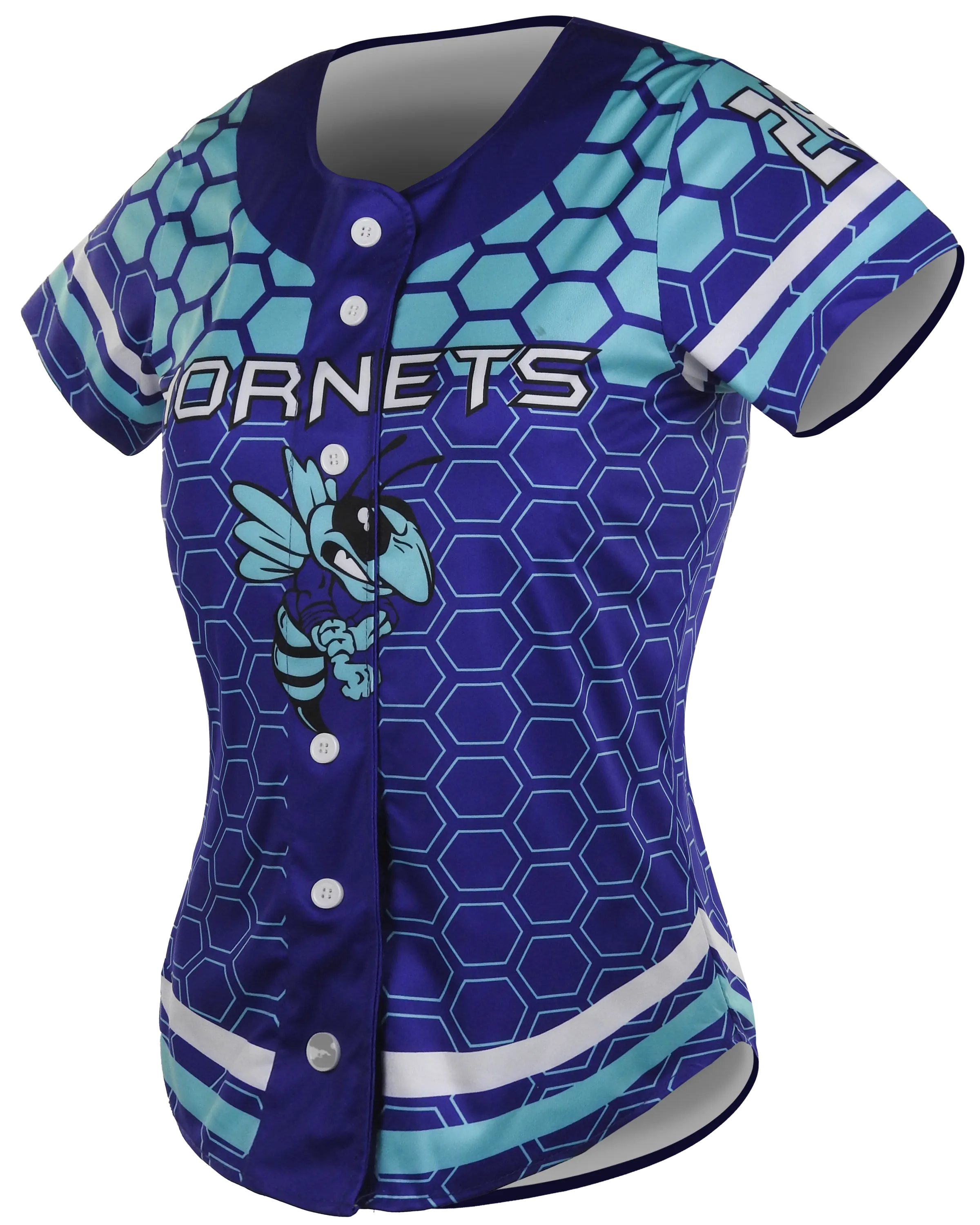 Short Sleeve Full Button Softball Jersey