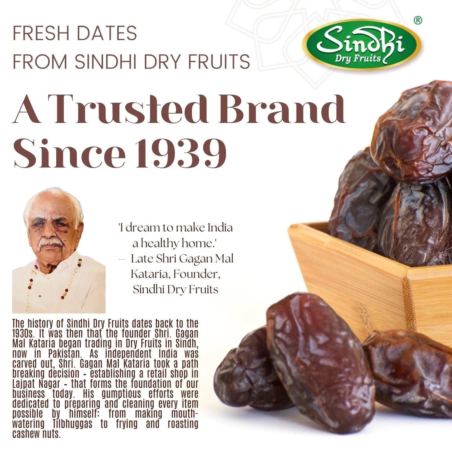Sindhi's Medjoul Box, 400g Box