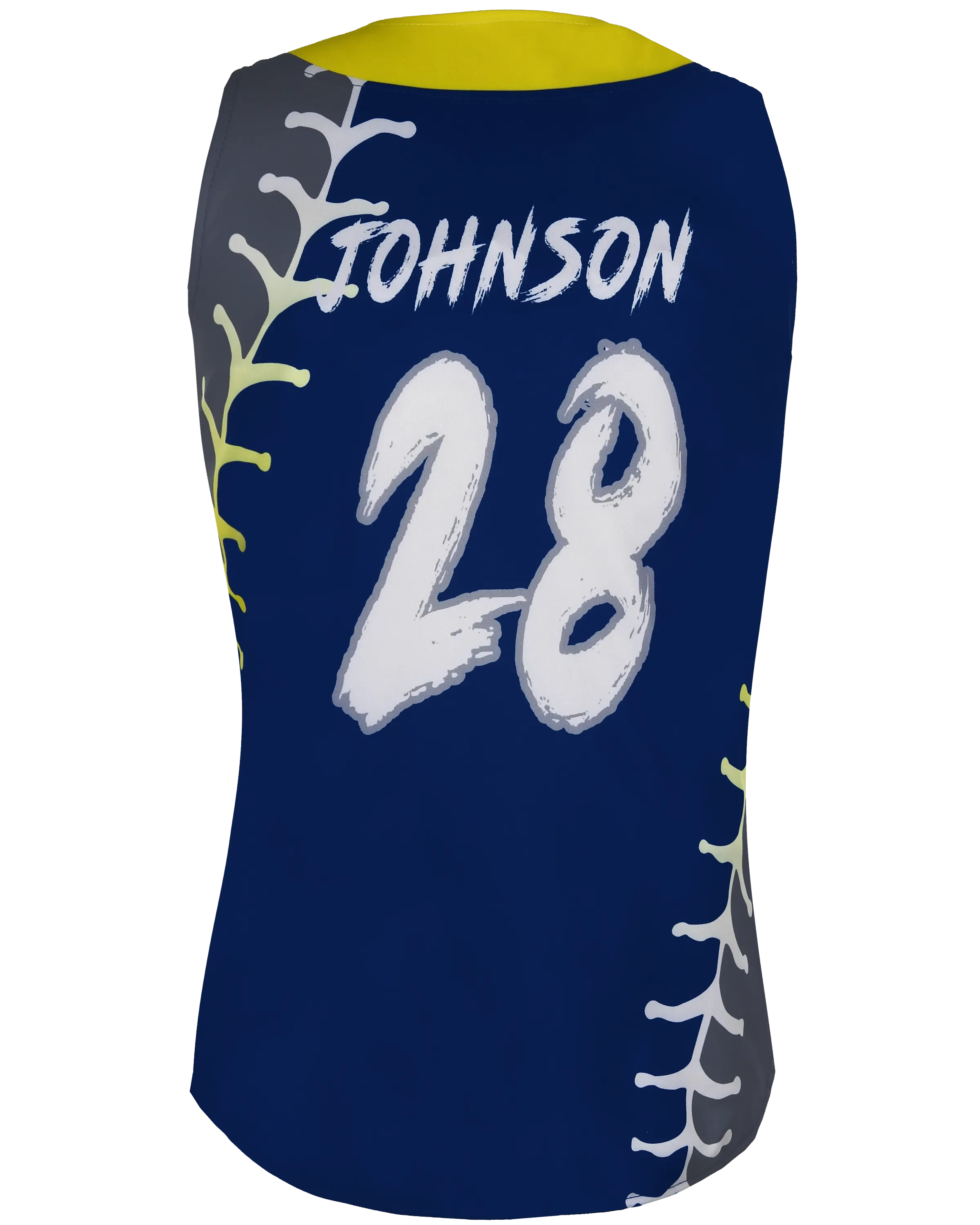 Sleeveless Full Button Softball Jersey