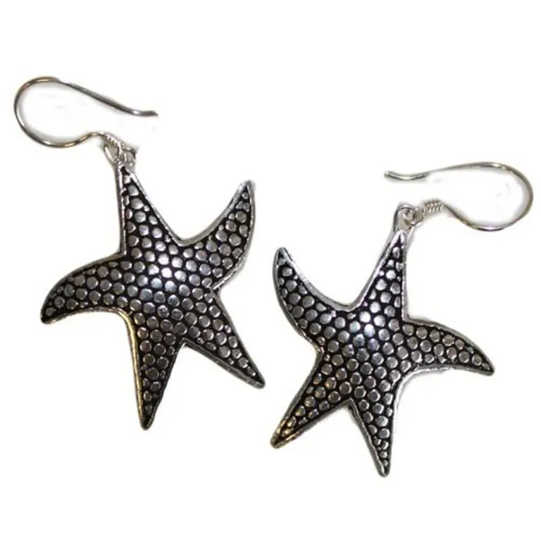 Sterling Silver Starfish Earring
