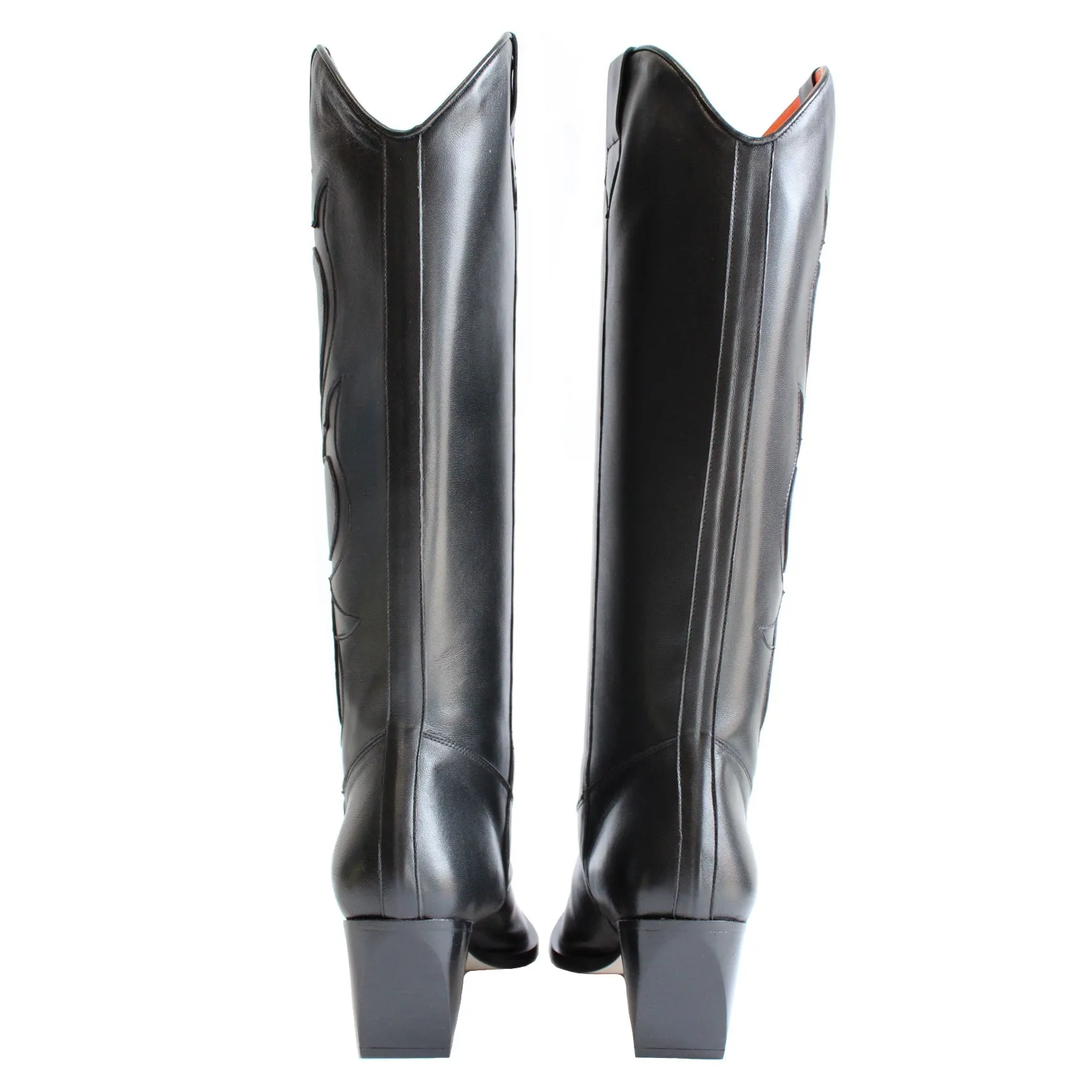 The Black Cowboy Boot