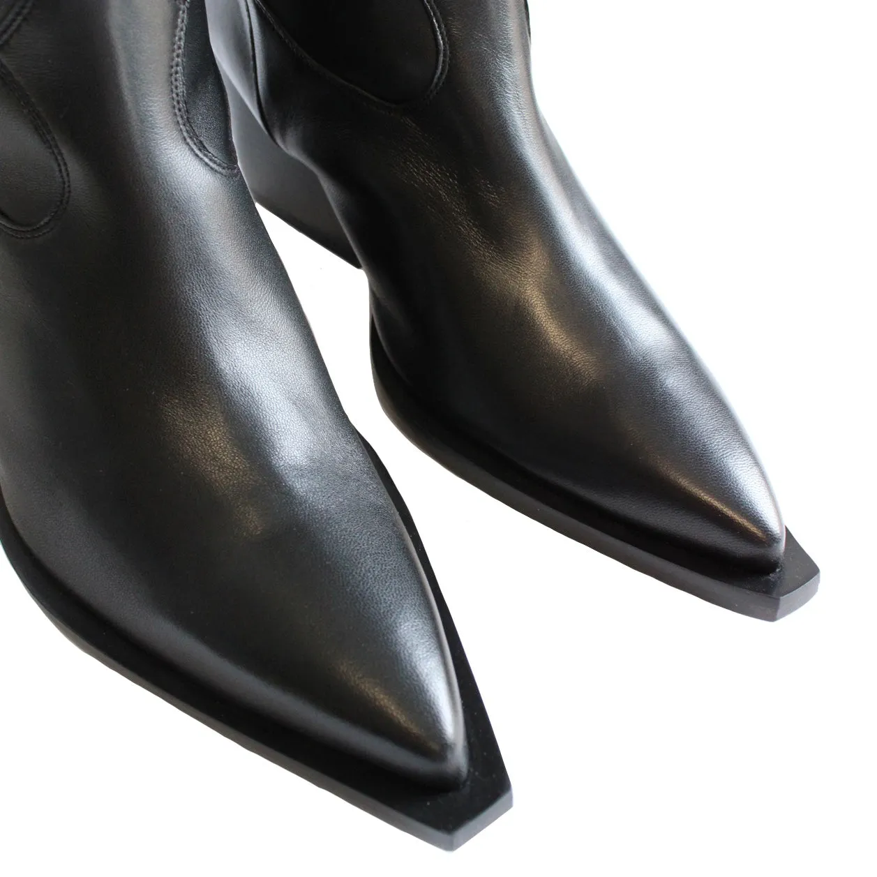 The Black Cowboy Boot