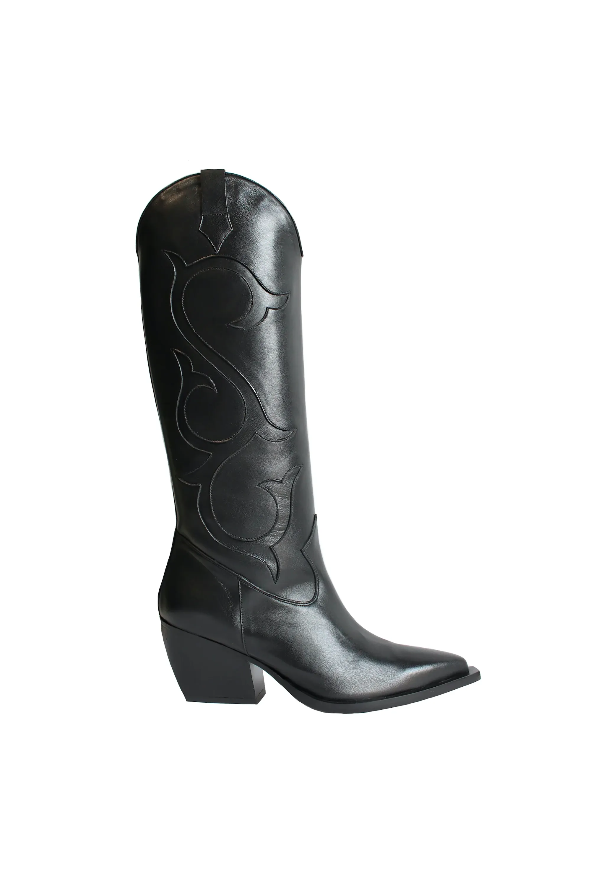 The Black Cowboy Boot