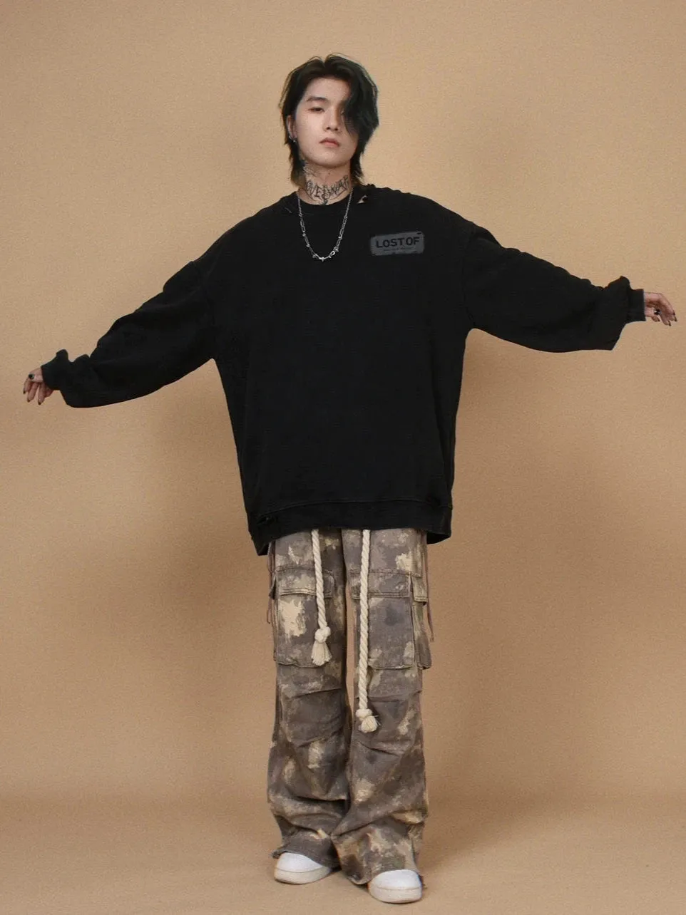 trendy brand loose sweatshirt gm15549