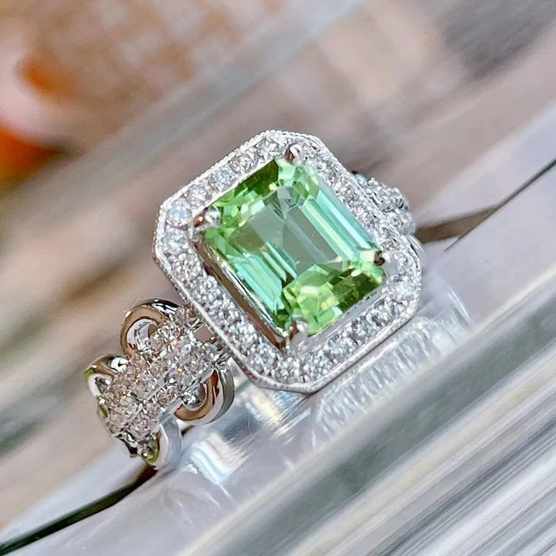 Vintage Luxury Ring Lace Rectangular Ring
