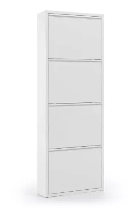 White Steel Shoe Rack | La Forma Ode